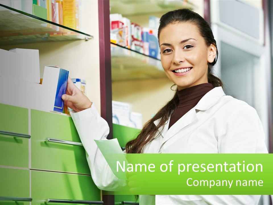 Illness Salesperson People PowerPoint Template