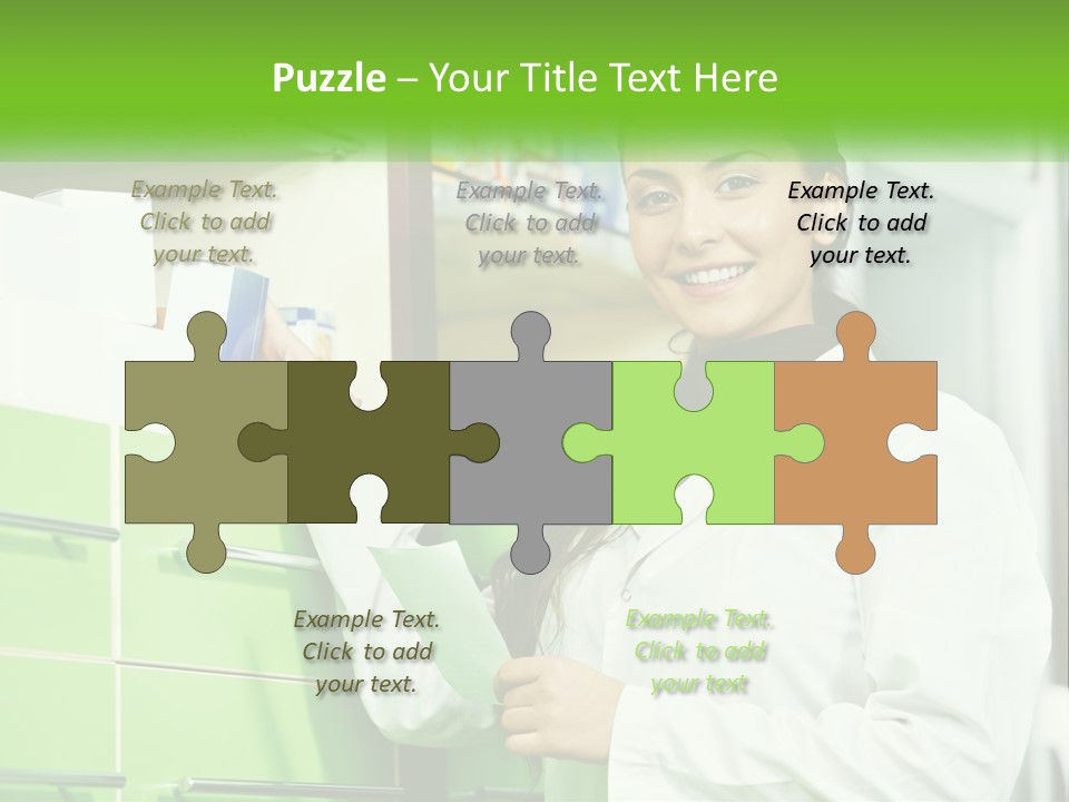 Illness Salesperson People PowerPoint Template