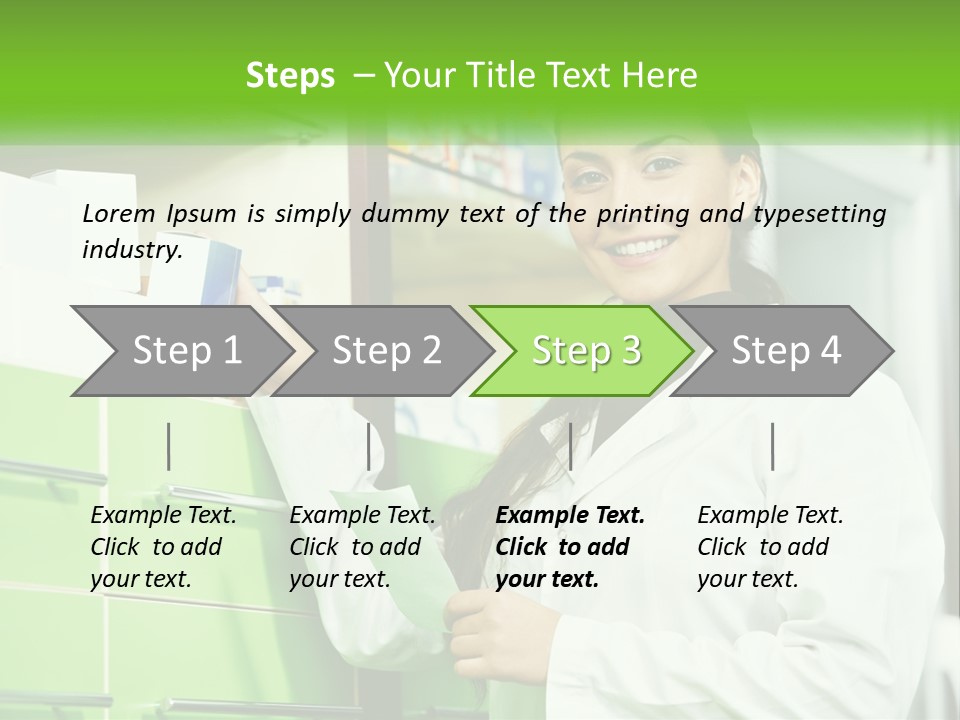 Illness Salesperson People PowerPoint Template