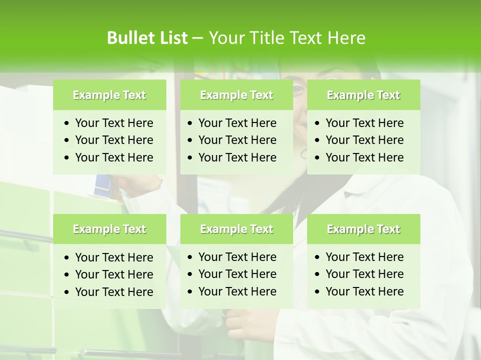 Illness Salesperson People PowerPoint Template