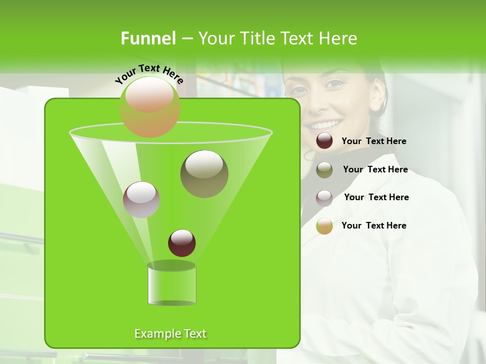 Illness Salesperson People PowerPoint Template