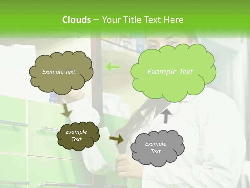 Illness Salesperson People PowerPoint Template