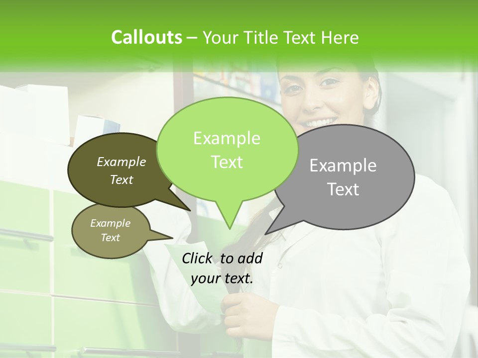 Illness Salesperson People PowerPoint Template