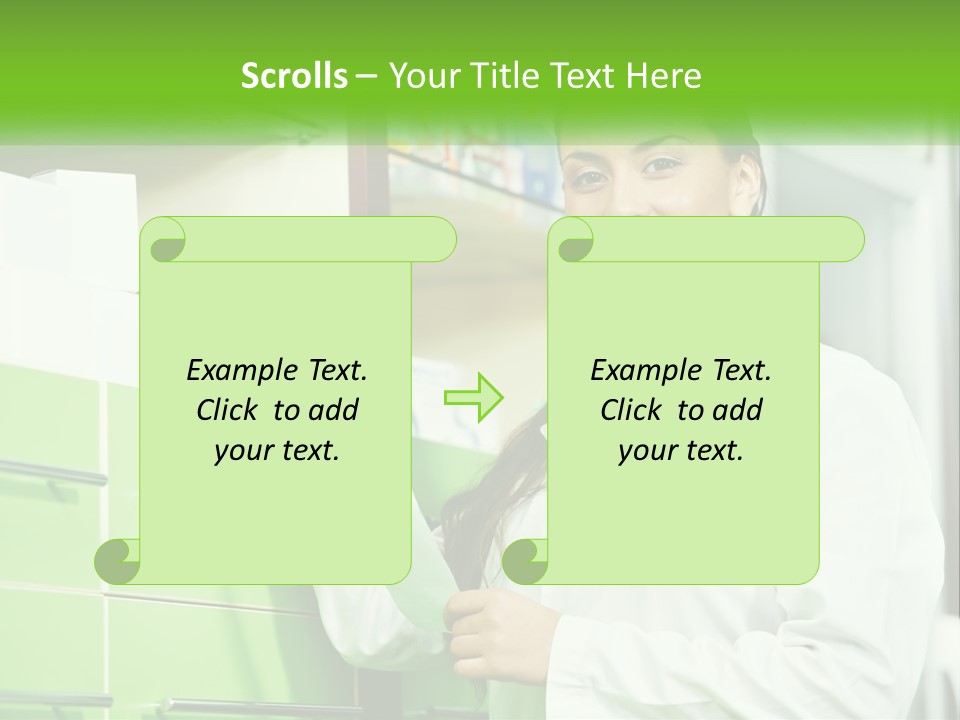 Illness Salesperson People PowerPoint Template