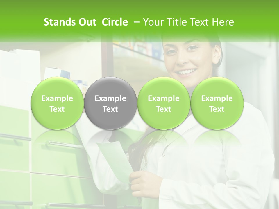 Illness Salesperson People PowerPoint Template