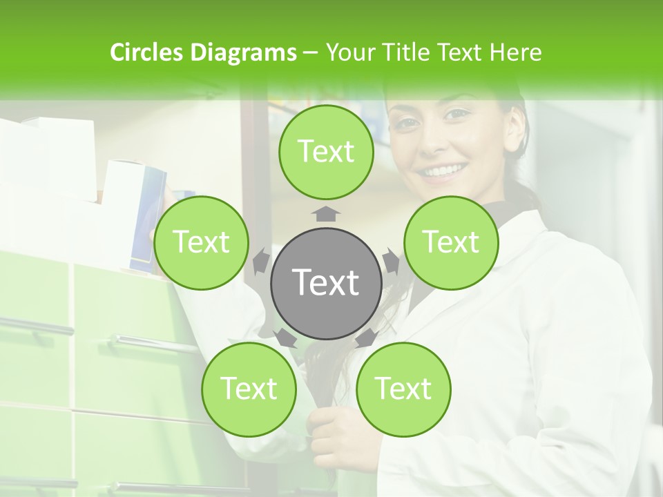 Illness Salesperson People PowerPoint Template