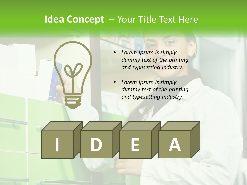 Illness Salesperson People PowerPoint Template