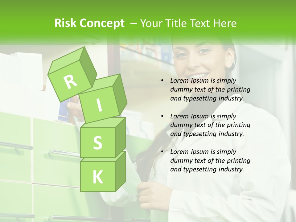 Illness Salesperson People PowerPoint Template