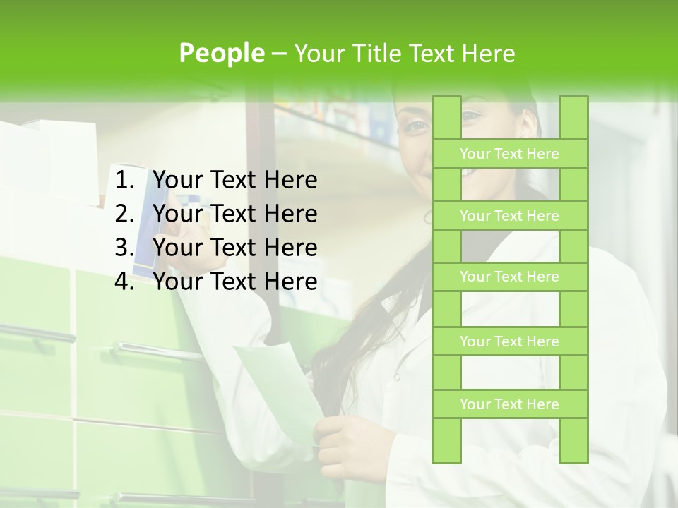 Illness Salesperson People PowerPoint Template