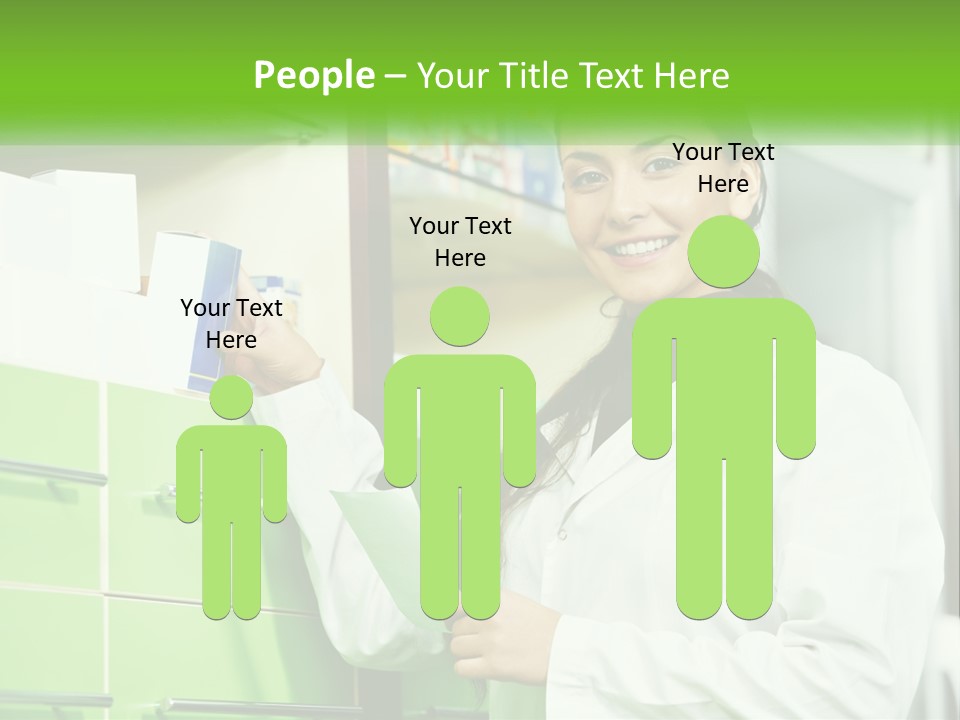 Illness Salesperson People PowerPoint Template