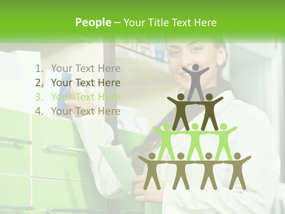 Illness Salesperson People PowerPoint Template