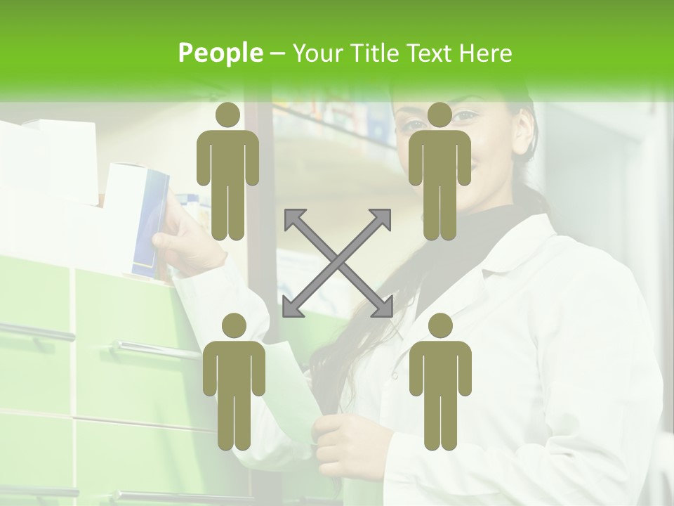 Illness Salesperson People PowerPoint Template