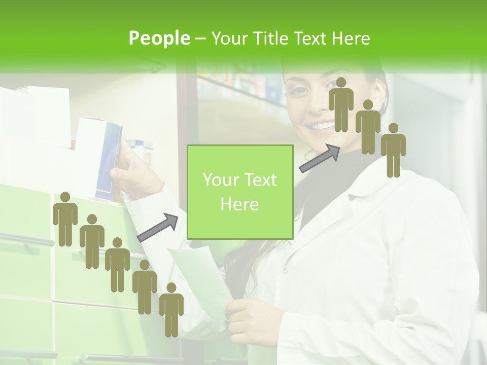 Illness Salesperson People PowerPoint Template