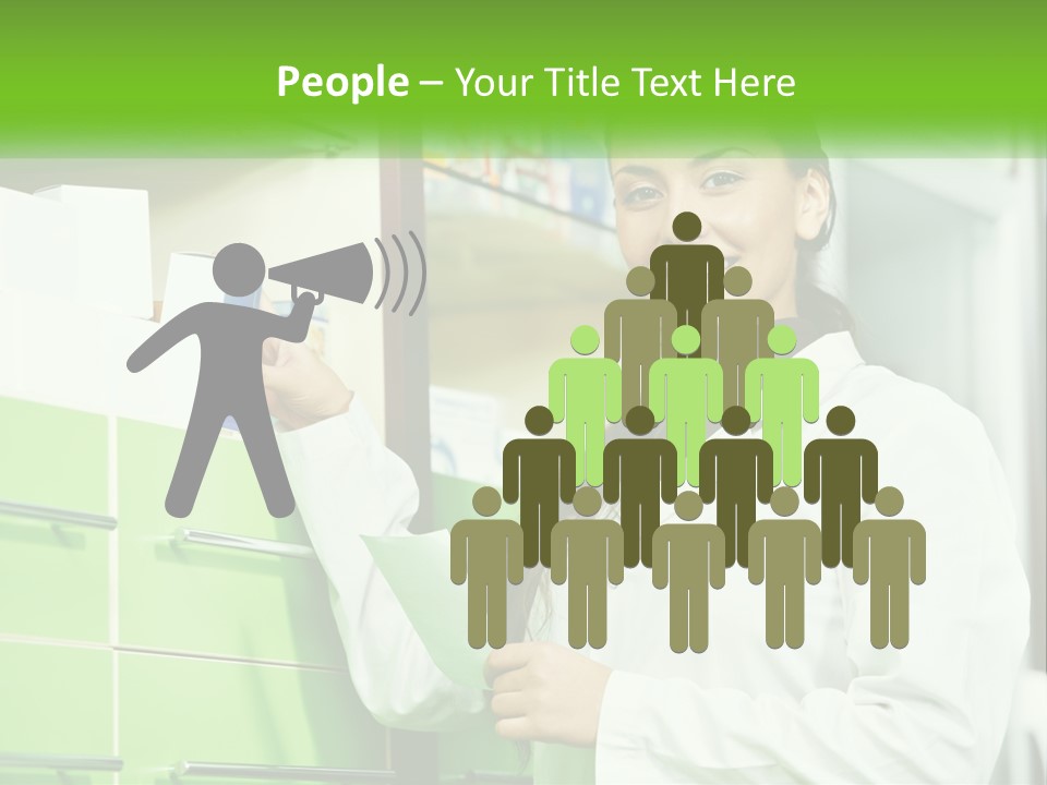 Illness Salesperson People PowerPoint Template