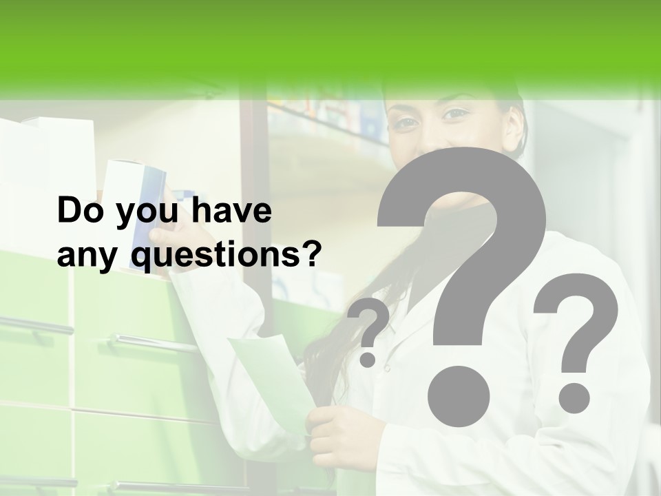 Illness Salesperson People PowerPoint Template