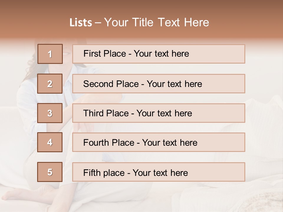 Joy Beautiful Mature PowerPoint Template