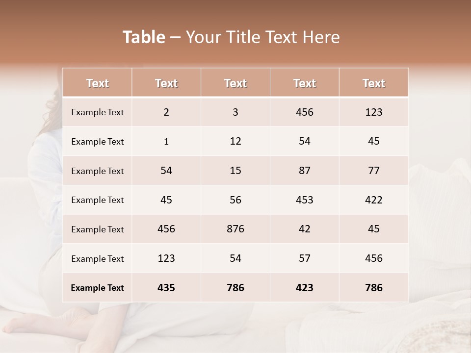Joy Beautiful Mature PowerPoint Template