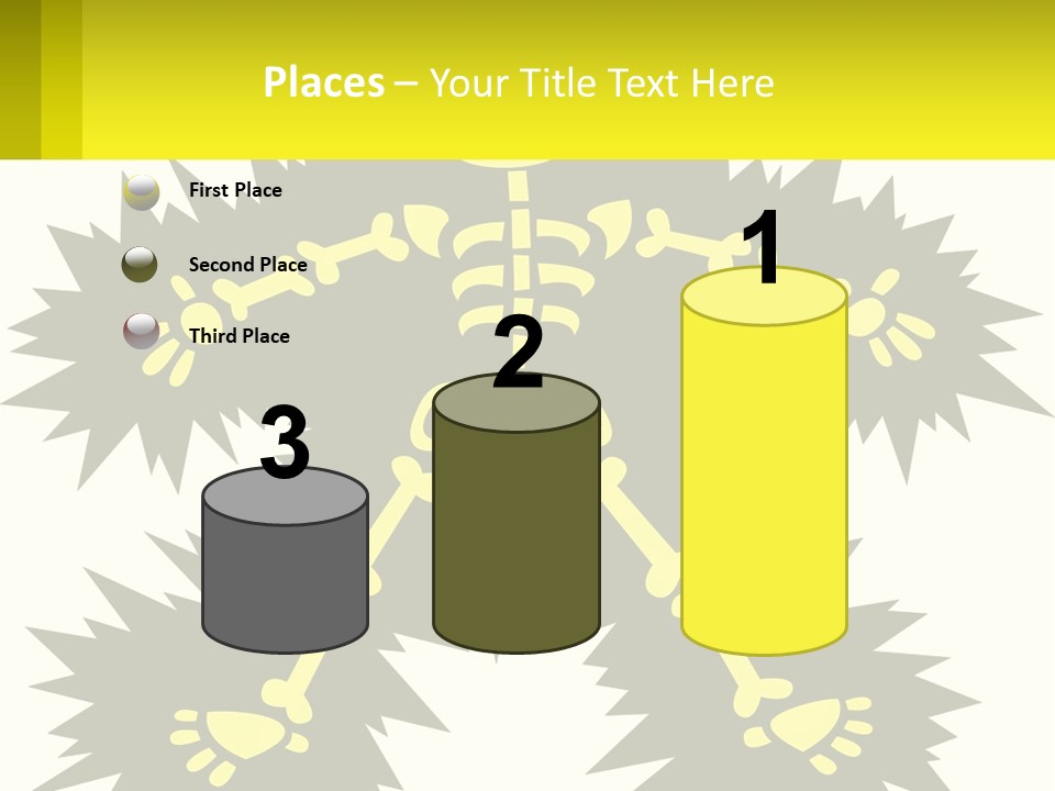 Illustration Destruction Lightning PowerPoint Template