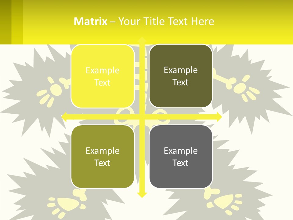 Illustration Destruction Lightning PowerPoint Template