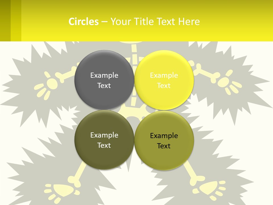 Illustration Destruction Lightning PowerPoint Template