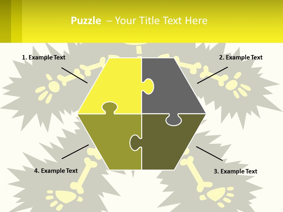 Illustration Destruction Lightning PowerPoint Template