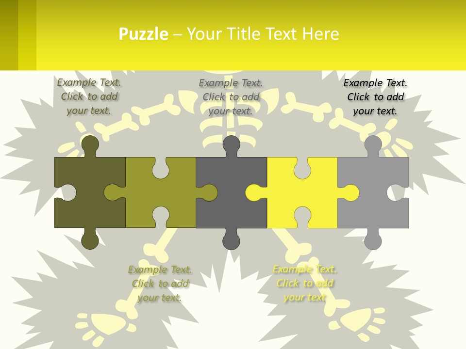 Illustration Destruction Lightning PowerPoint Template