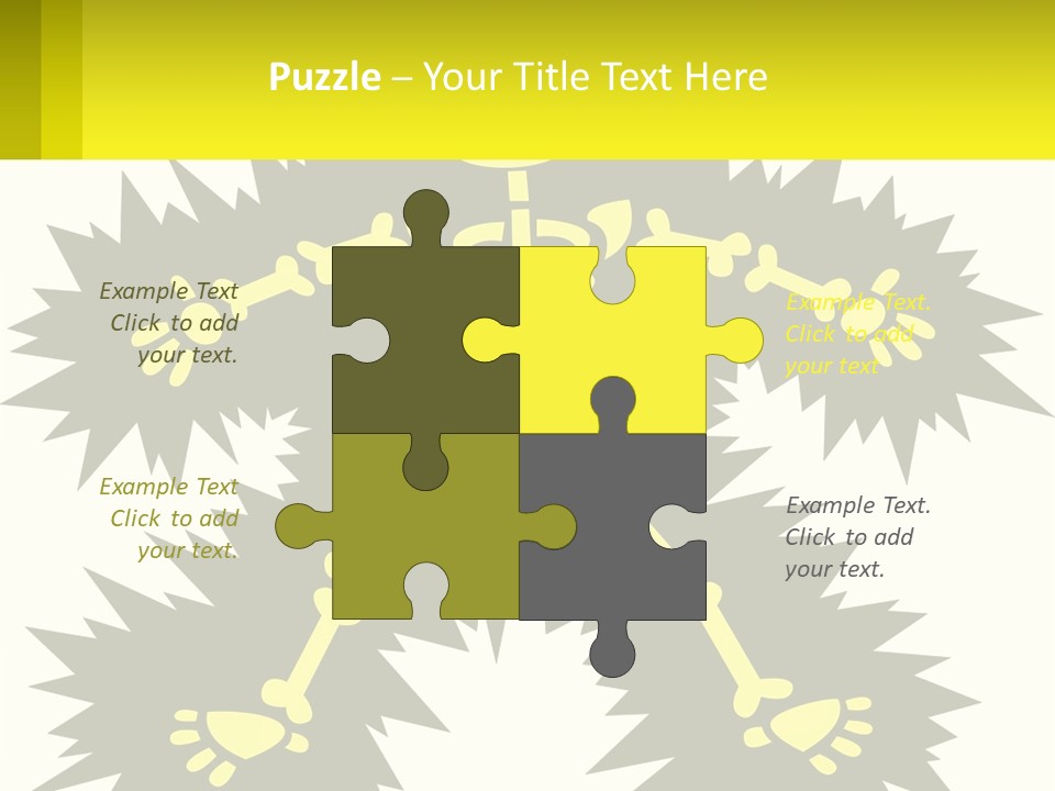 Illustration Destruction Lightning PowerPoint Template