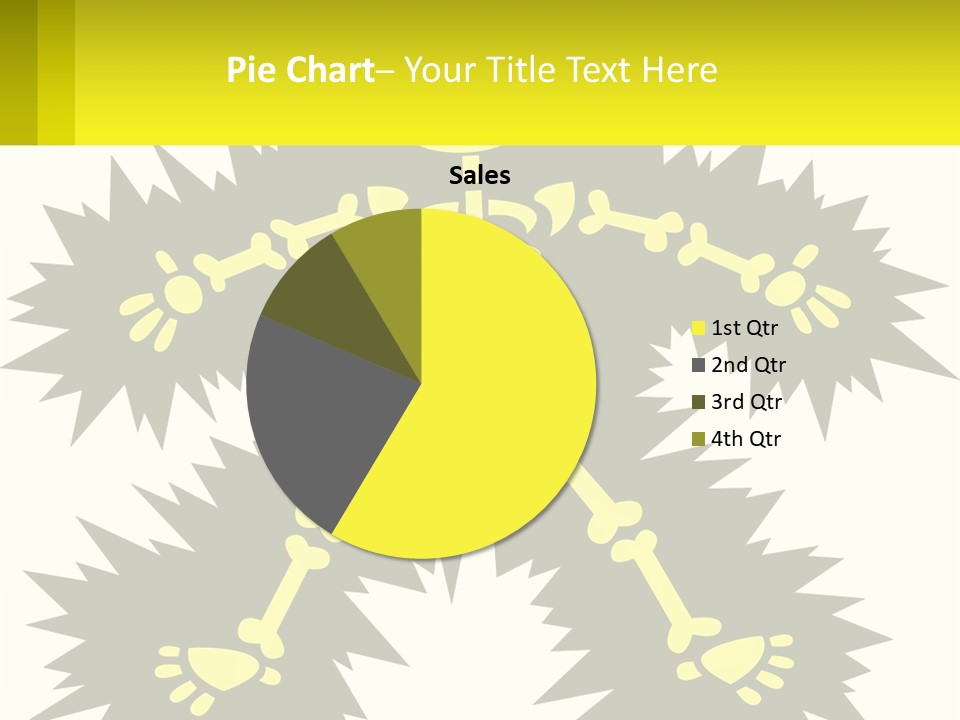 Illustration Destruction Lightning PowerPoint Template
