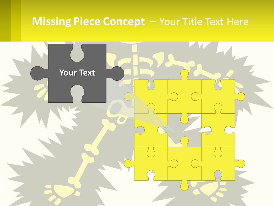 Illustration Destruction Lightning PowerPoint Template