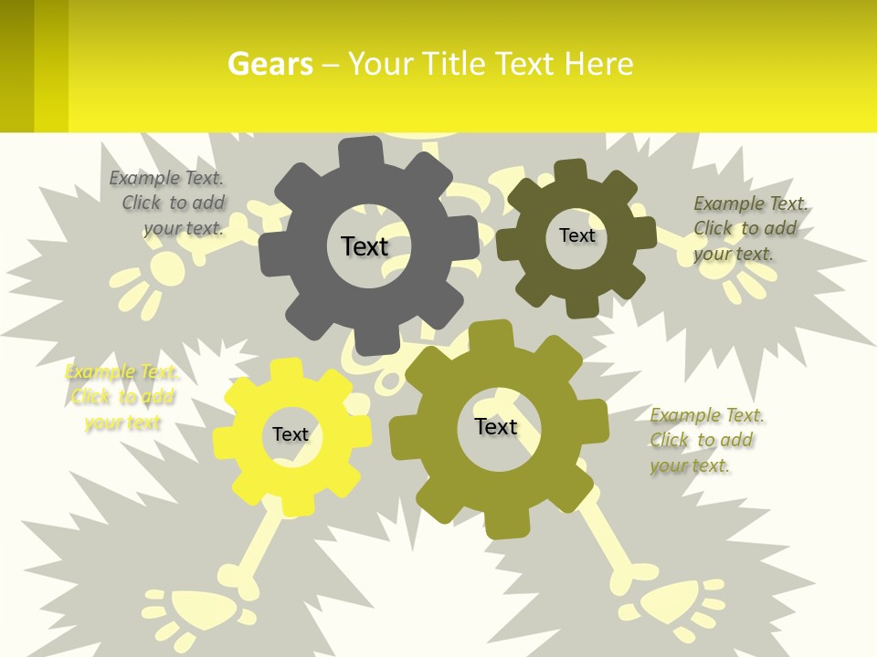 Illustration Destruction Lightning PowerPoint Template