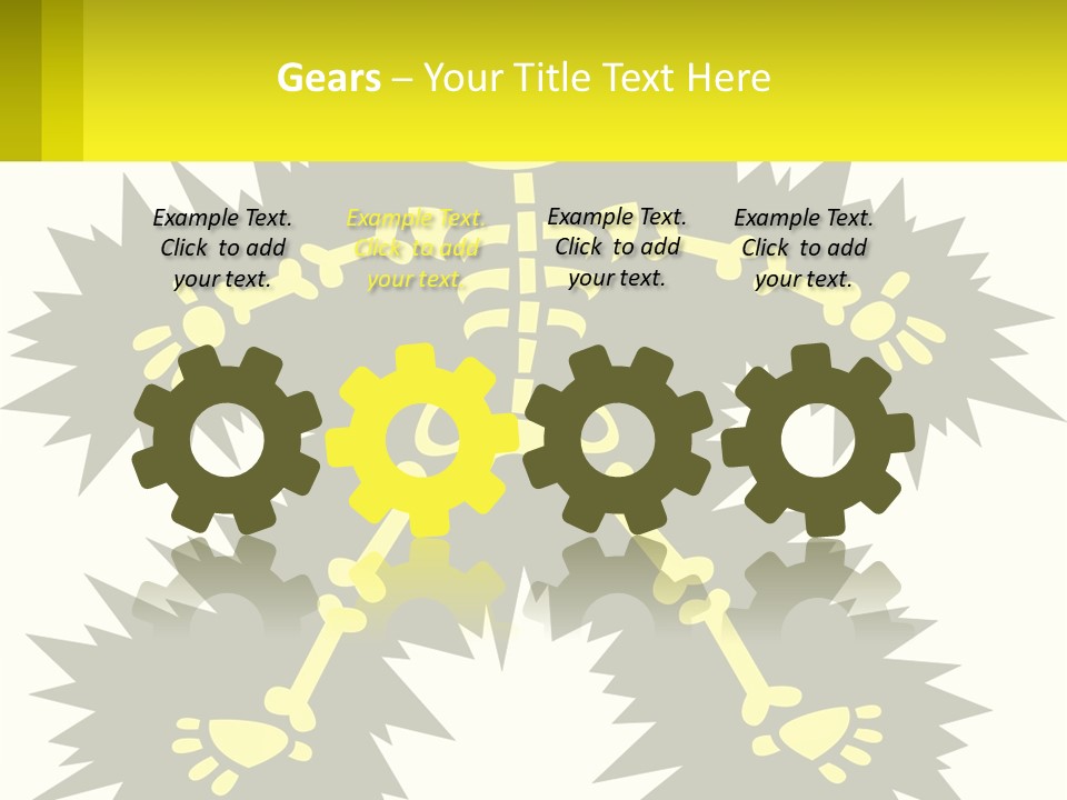 Illustration Destruction Lightning PowerPoint Template