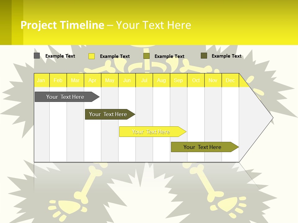 Illustration Destruction Lightning PowerPoint Template