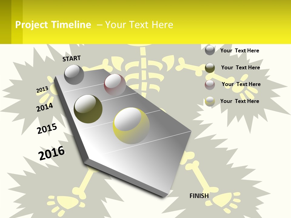 Illustration Destruction Lightning PowerPoint Template