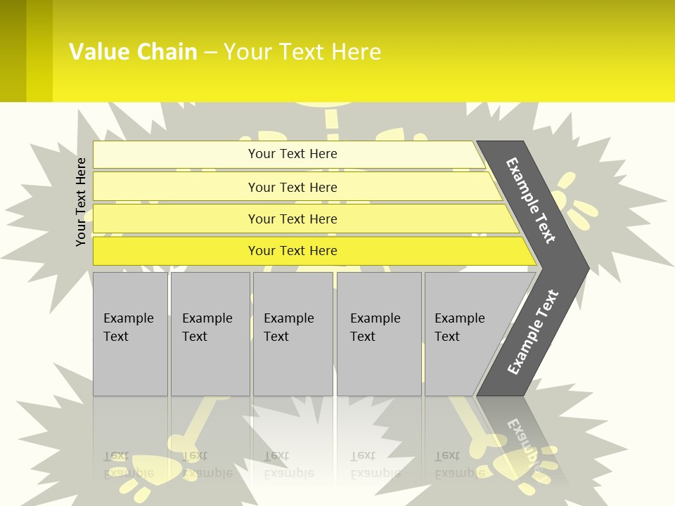 Illustration Destruction Lightning PowerPoint Template