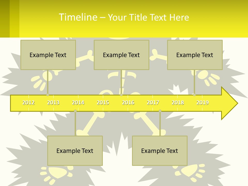 Illustration Destruction Lightning PowerPoint Template