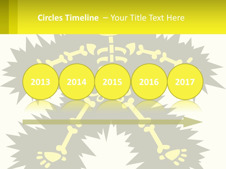 Illustration Destruction Lightning PowerPoint Template