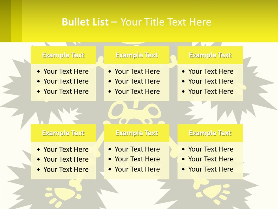 Illustration Destruction Lightning PowerPoint Template