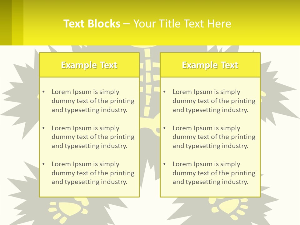 Illustration Destruction Lightning PowerPoint Template