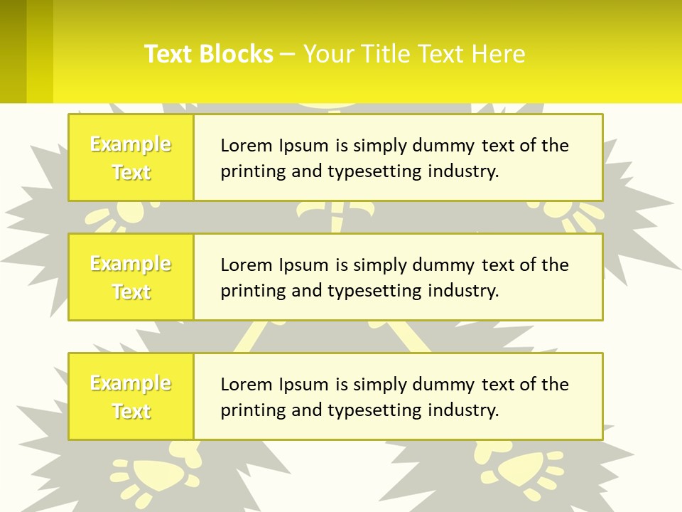 Illustration Destruction Lightning PowerPoint Template