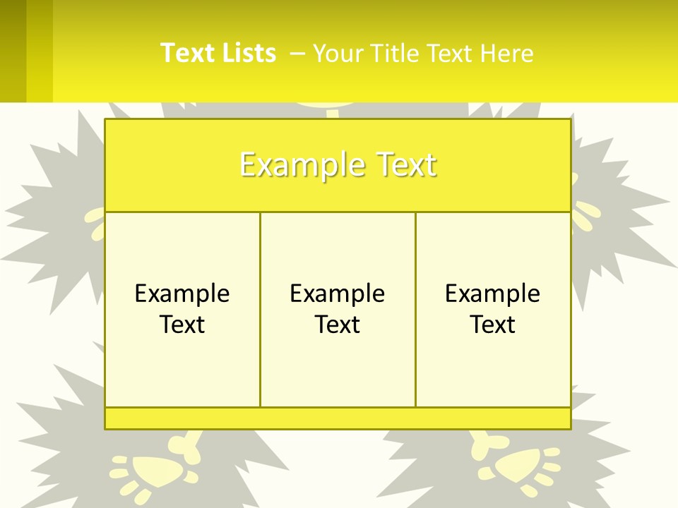 Illustration Destruction Lightning PowerPoint Template