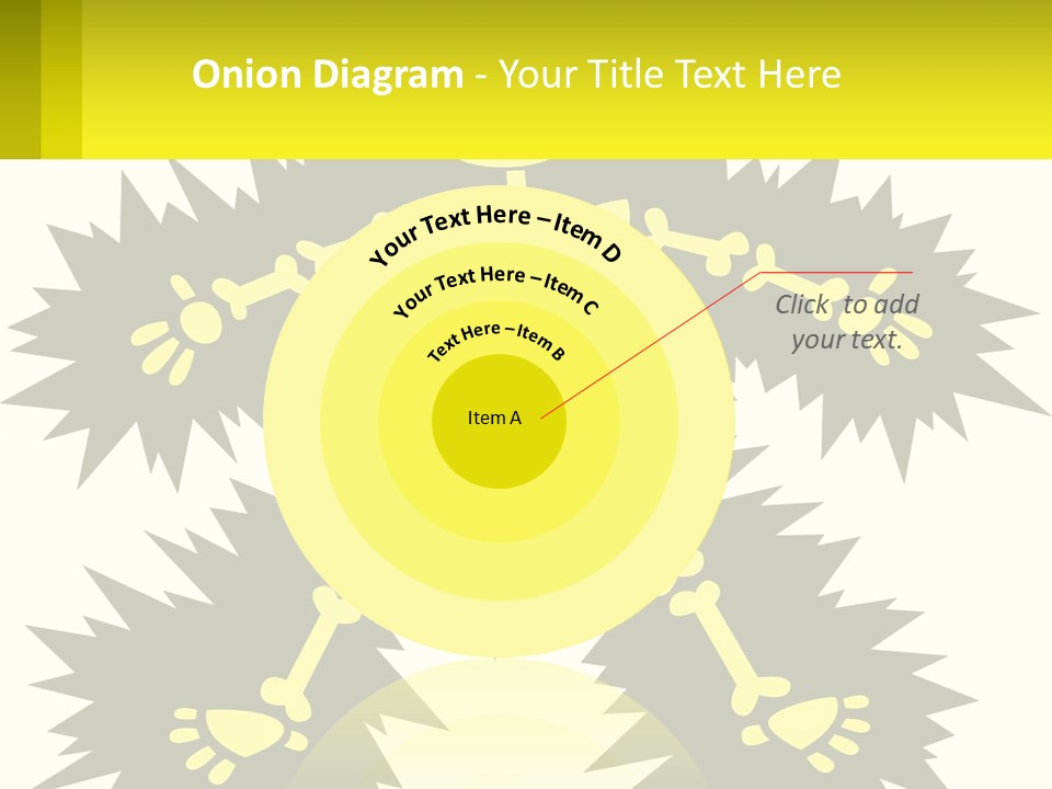 Illustration Destruction Lightning PowerPoint Template