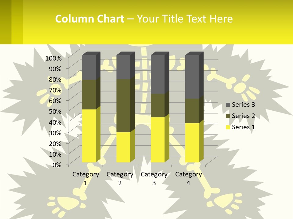 Illustration Destruction Lightning PowerPoint Template
