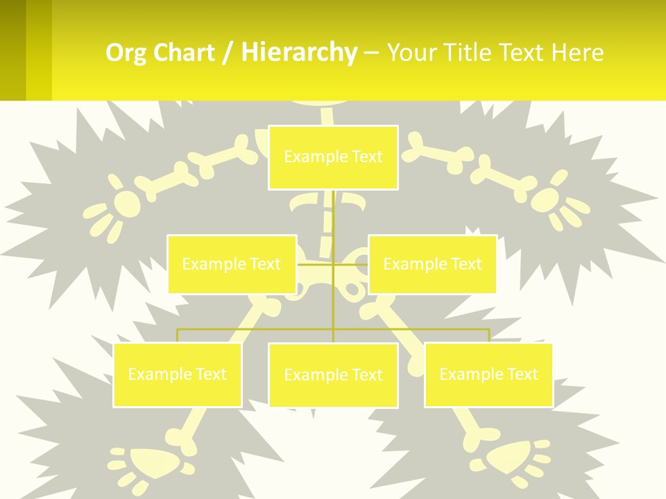 Illustration Destruction Lightning PowerPoint Template