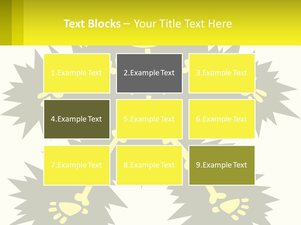 Illustration Destruction Lightning PowerPoint Template