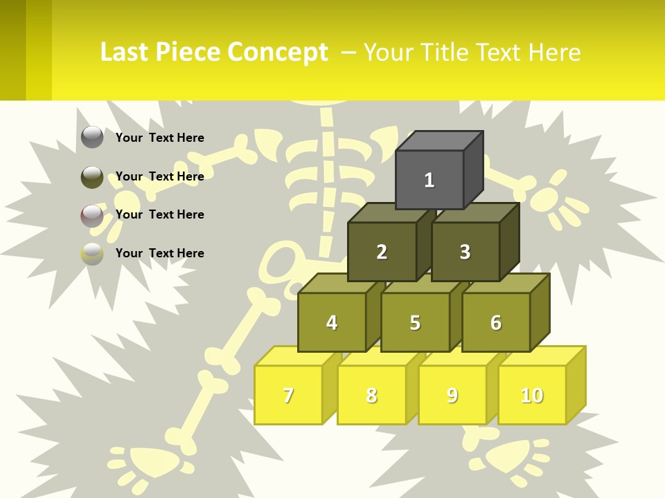 Illustration Destruction Lightning PowerPoint Template