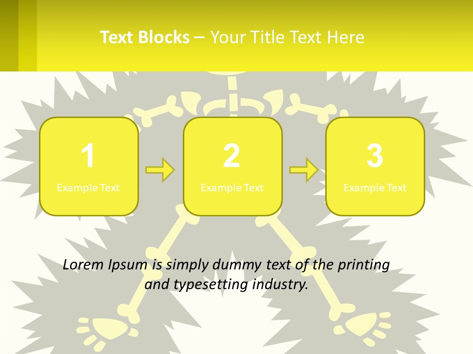 Illustration Destruction Lightning PowerPoint Template