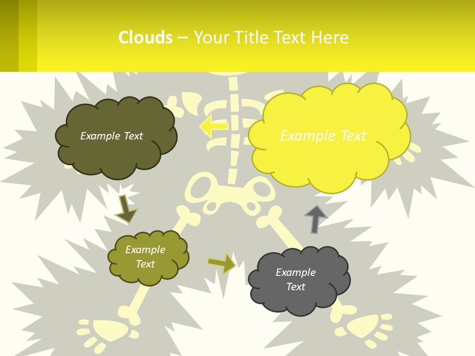 Illustration Destruction Lightning PowerPoint Template