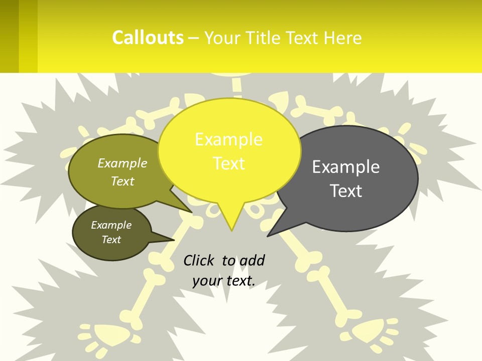 Illustration Destruction Lightning PowerPoint Template