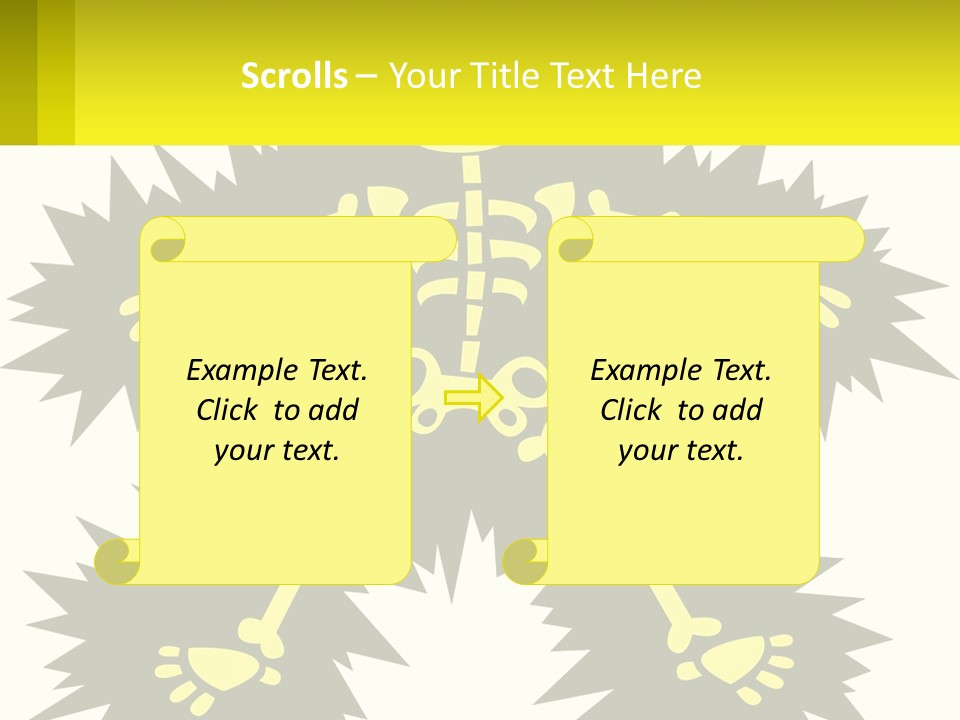Illustration Destruction Lightning PowerPoint Template