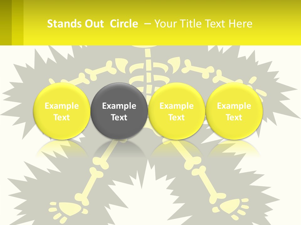 Illustration Destruction Lightning PowerPoint Template